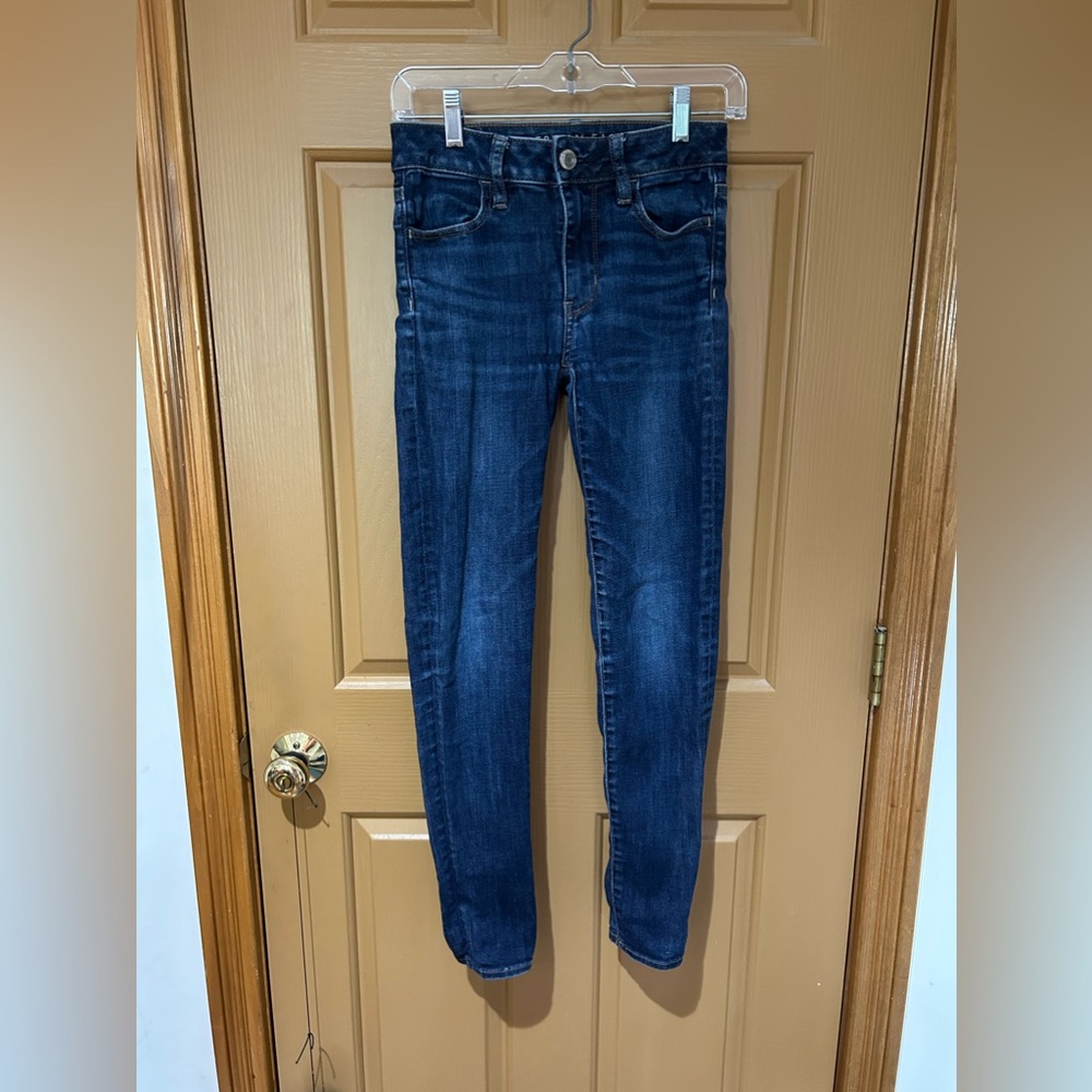 American Eagle Next Level Stretch Skinny Jeans Size 0 Regular